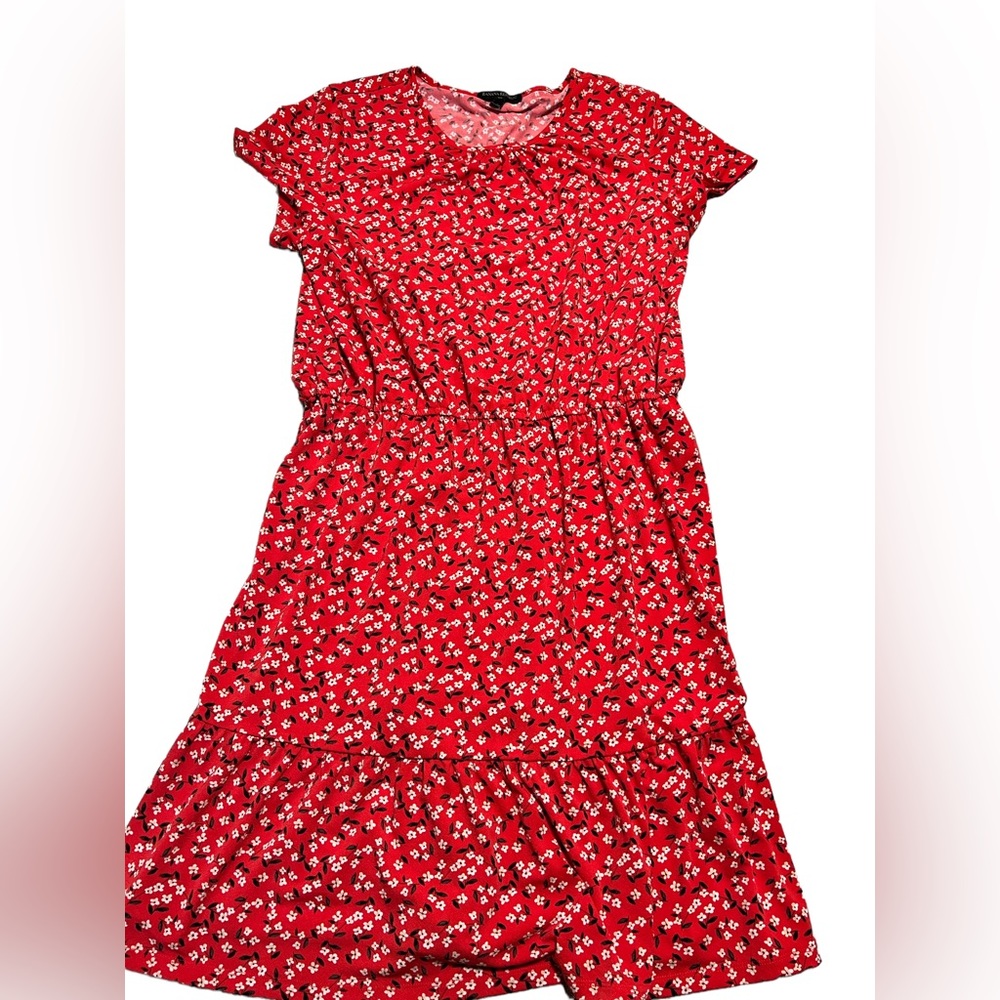 Banana Republic Red Orange Dress